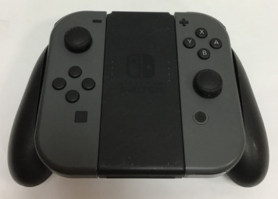 (MA3) Nintendo Switch Joy-Con (L) / (R) Controller - (Gray) with Controller Grip