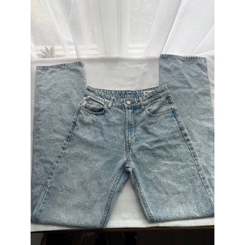 ZARA Jewel Jeans - Light wash size 0