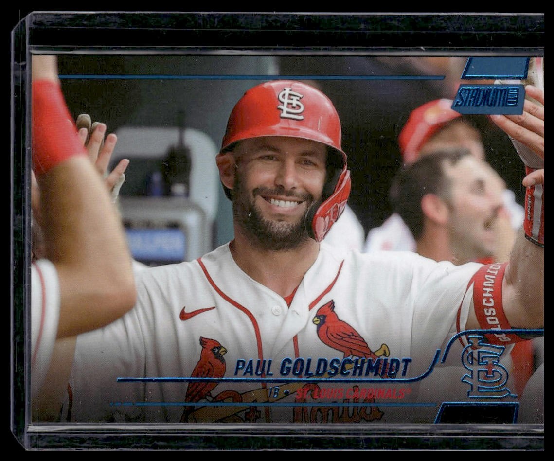 2022 Stadium Club #158 Paul Goldschmidt Blue Foil #/50