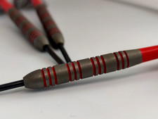 Very Rare Harrows Eric Bristow Red Ringed 25g Tungsten Darts