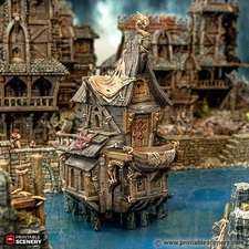 Bosuns Bungalow - Cities of Ramshackle and Ruin - Printable Scenery - Terrain, W
