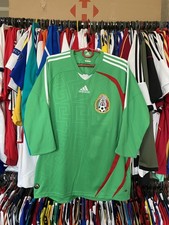 MEXICO 2008 2009 HOME SHIRT JERSEY LONG SLEEVE ADIDAS 645175 sz M MEN