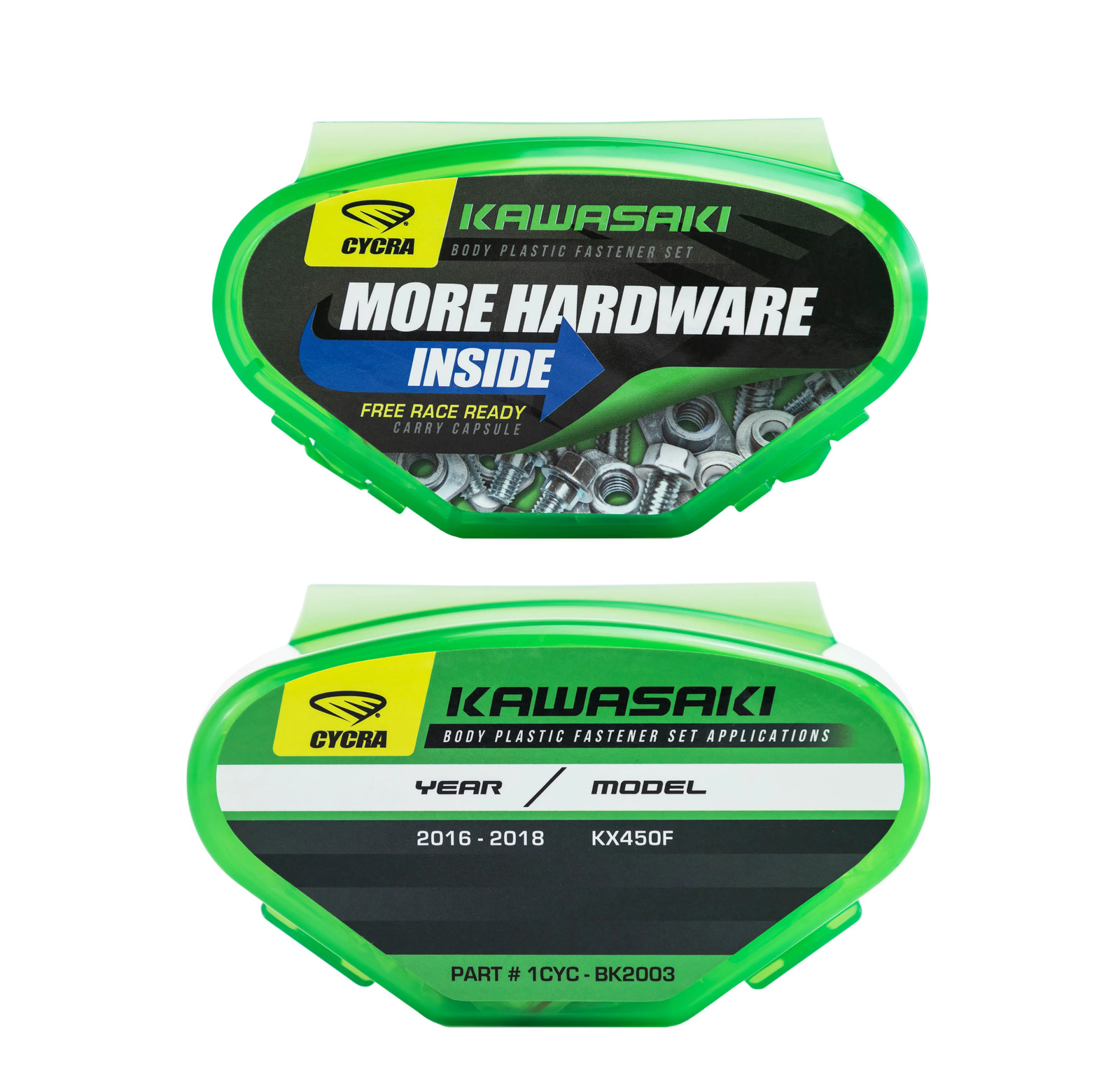 Jeu de fixation Kawasaki 450 2018 kit visserie carrosserie motocross