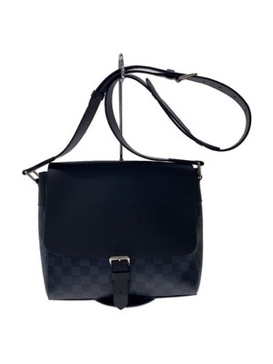 LOUIS VUITTON Shoulder Bag Newport Messenger PM Dami Eco Baltic NVY PVC Used