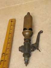 Antique Brass Lunkenheimer Train 3 Chime Steam Whistle Marked 38