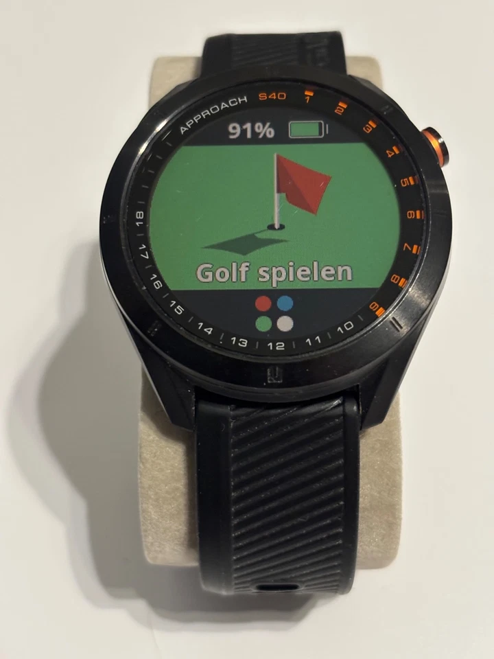 Golf Uhr von Garmin Approach S40 in Schwarz sehr guter Zustand kaum getragen - Bild 3 von 4