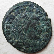 ANCIENT CONSTANTIUS II (337-361AD) COPPER FOLLIS ROMAN COIN?