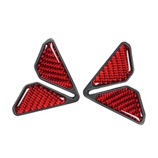 2xRed Anti-Scratch Car Door Corner Guard Cover Sticke r Protector Accessory Part
