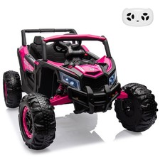 24V Power Wheels Electric Ride on UTV Car Toys Gift for Kids with Remote Control