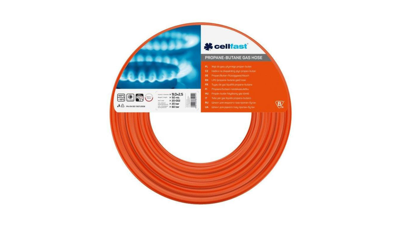 PROPANE - BUTANE GAS HOSE 9*2.5 50M /T2UK