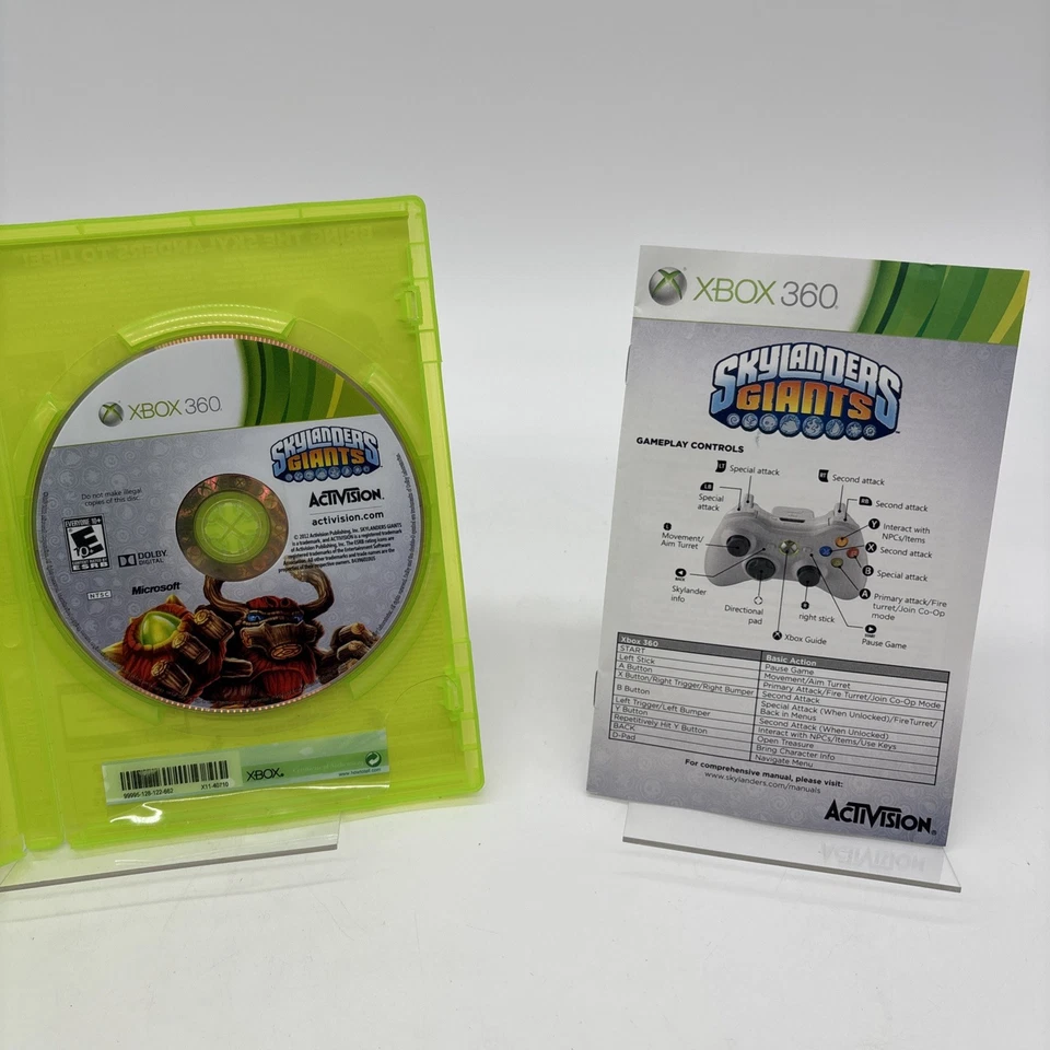 Skylanders: Giants (Microsoft Xbox 360, 2012) CIB Complete - Image 3 of 3