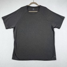 Cozy Earth Shirt Mens XXXL 3XL Brushed Bamboo Tee Pullover Grey Short Sleeve