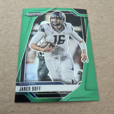 Panini 2025 Prizm Draft Picks Jared Goff Green Prizm Golden Bears #172