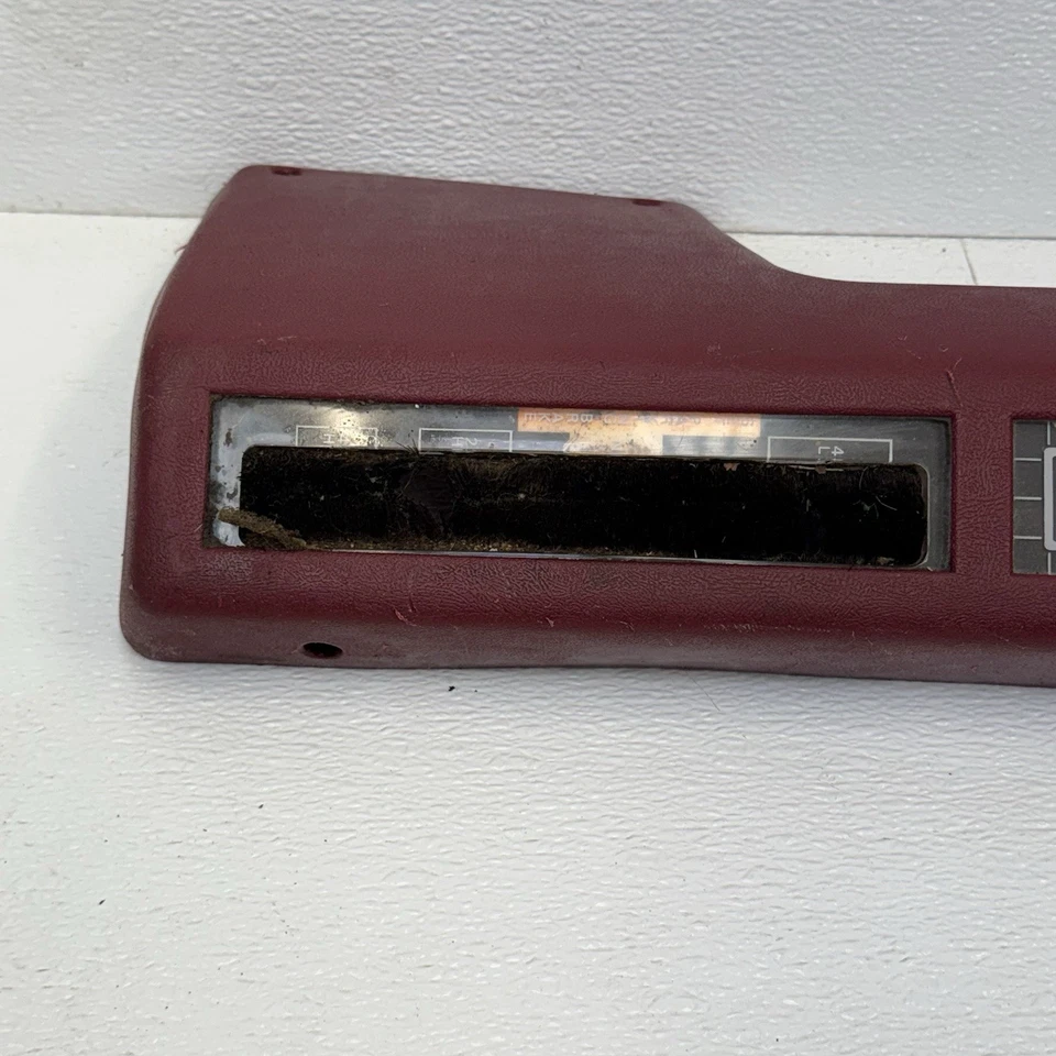 1988-1994 Chevrolet Silverado 4x4 caixa de transferência câmbio moldura tampa acabamento OEM vermelho - Imagem 2 de 4