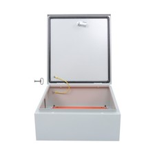 16x16x6 Carbon Steel Electrical Enclosure Junction Box W Lock Ip65 New