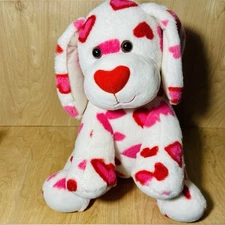 Build A Bear Workshop Hugs A Plenty Hearts Fur You Large Heart Puppy Dog