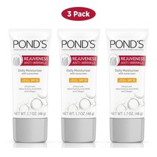 3 Pack Pond's Anti-Wrinkle Broad Spectrum Daily Moisturizer with Sunscreen EXP.