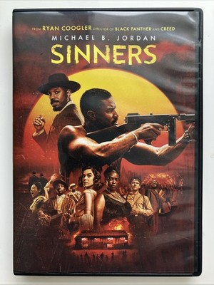 Sinners (DVD, 2025)   Very Good Condition - Michael B. Jordan, w/ Case & Artwork