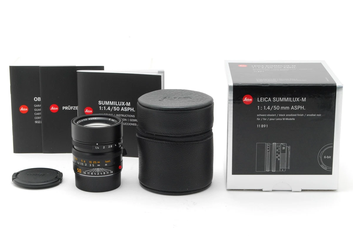 Leica SUMMILUX-M 50mm Focal f/1.4 Camera Lenses for sale - eBay