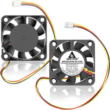 40Mm Fan 3 Pin, 12V 40X40X10Mm Mini Computer PC Case DC Brushless Cooling Fan Re