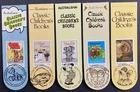1985 Australiana Classic Children's Books Set 5 x Bookmarks Pictorial Postmarks