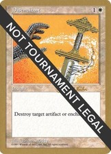 Disenchant - 1997 Janosch Kuhn (5ED) - Light Play MTG World Championship Decks