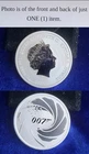 Tuvalu $1 Dollar 2020 James Bond 007 Series 1 Troy Oz 999 Fine Silver Round