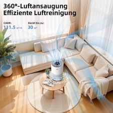 Luftreiniger H13 HEPA 3-stufiger Filter 3 Ges...