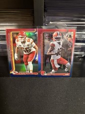 Topps Chrome Red White And Blue George Karlaftis And Isaiah Bond