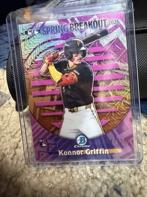 2026 Bowman Chrome Konnor Griffin RC Spring Breakout Mojo Refractor SB-1 /199
