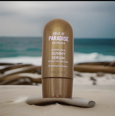 Isle of Paradise Mini Sunny Serum Instant Face Bronzer in GOLDEN HOUR 0.27 Fl Oz