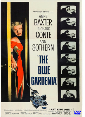 BLUE GARDENIA  1953 DVD Crime Film Noir  Anne Baxter  Richard Conte Raymond Burr