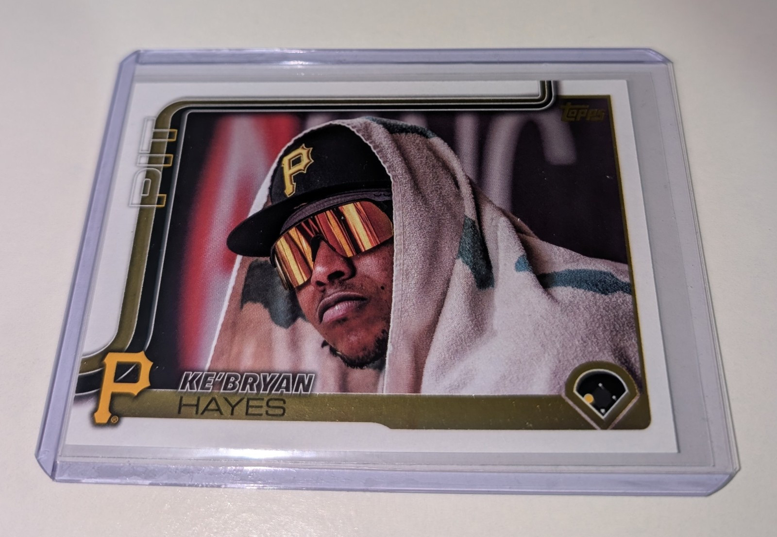 2025 Topps Series 1 Golden Mirror Variation SSP Ke'Bryan Hayes #248 Pirates
