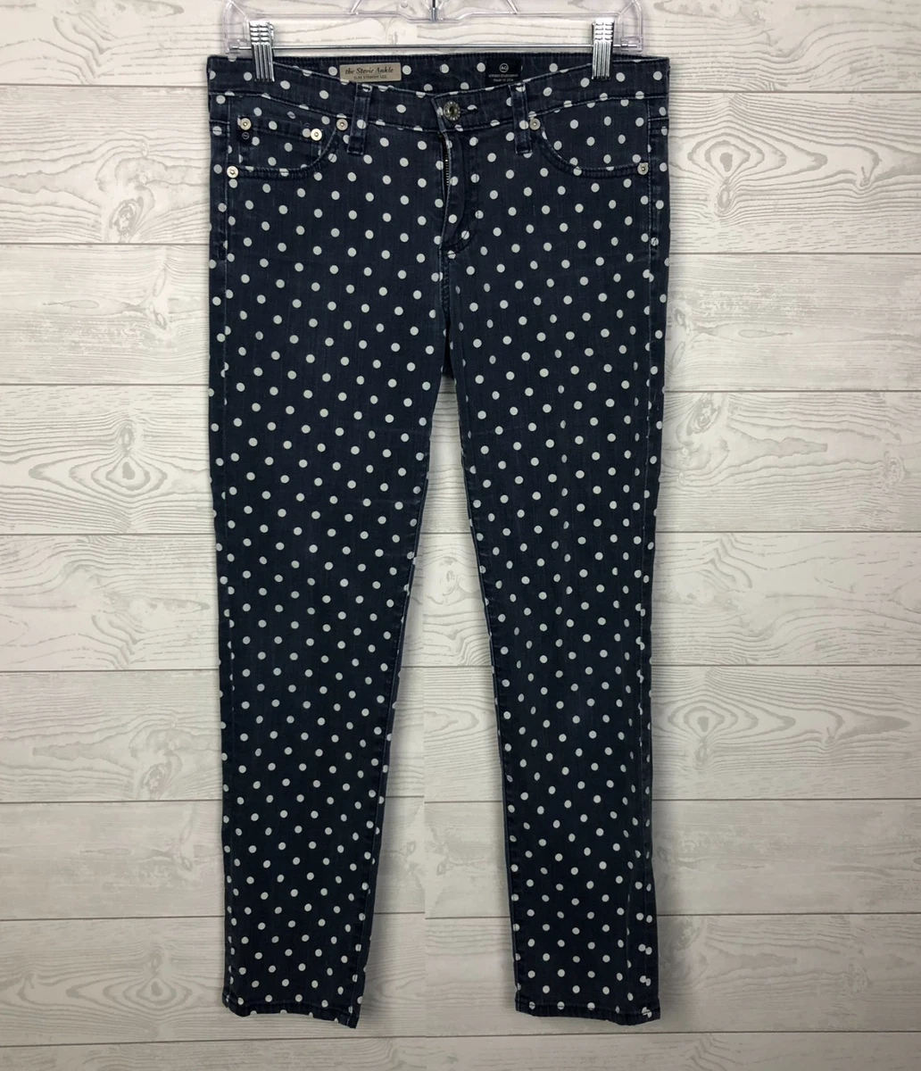 Jeans Skinny Femme ELSE Noir à Pois, Taille 27, Coupe Cheville - Occasion Excellent état