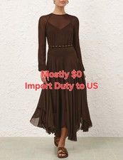 BNWT 65% Off–100% Authentic Rebellion Handkerchief Dress $1350 !LATEST Cruise'26