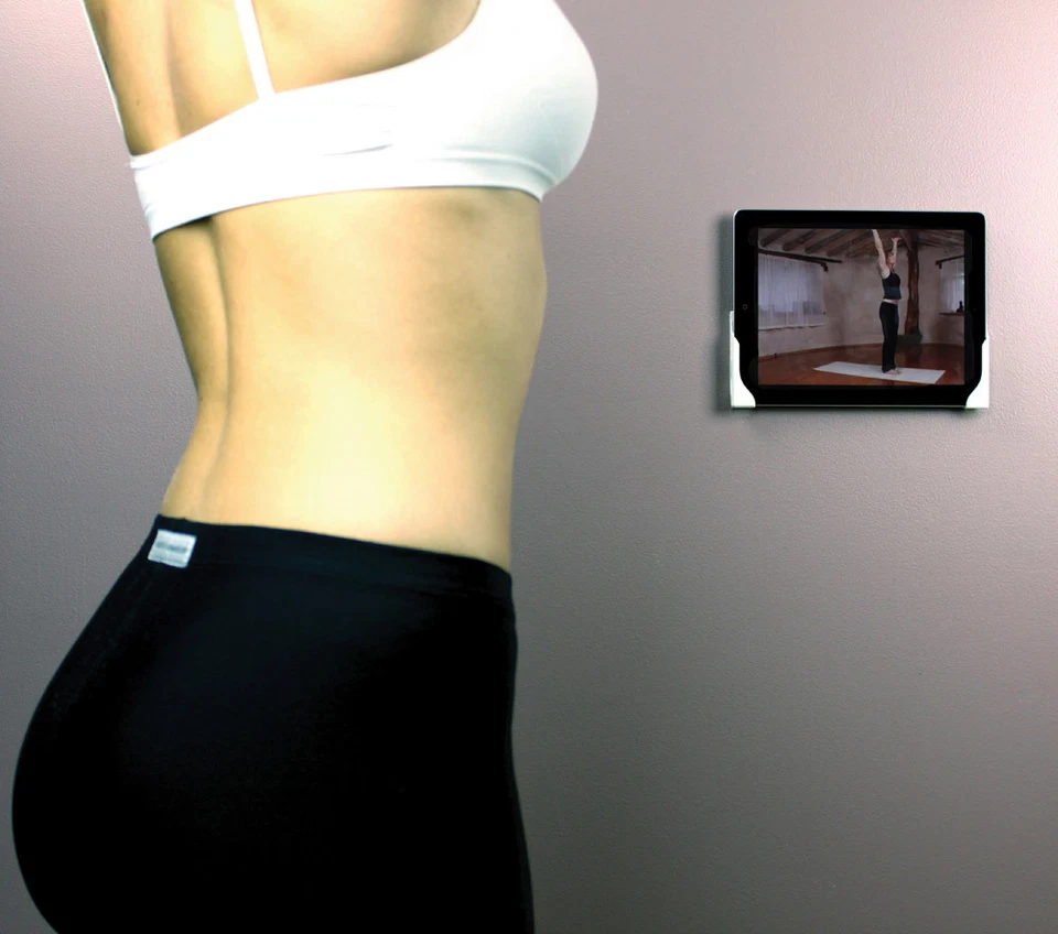 Base de montaje en pared universal para tableta iPad 1 2 3 4 Air Air Air 2 negra 3M Adh sin daños Foto 4 de 4