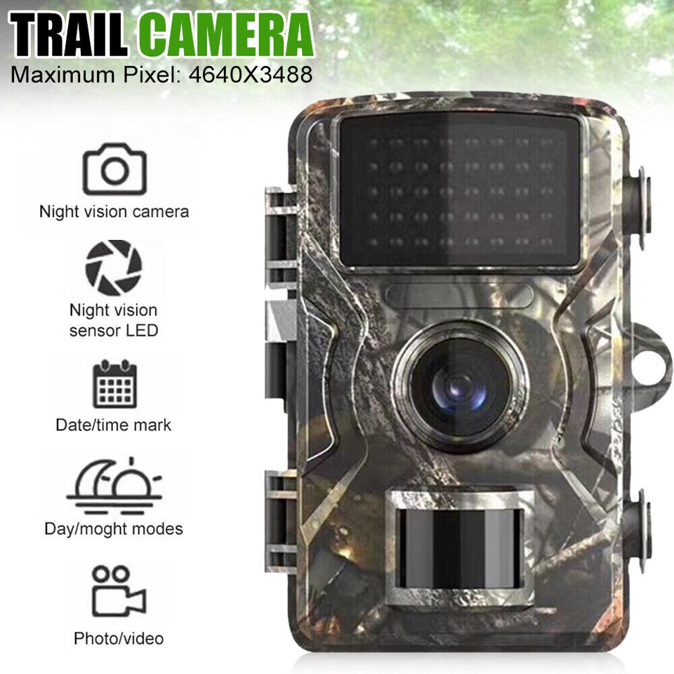 Vision Games Game Camera with Night Vision Motion Detector 1080P Wildlife Camera ...