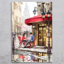 Bistro Ceramic Tile Picture Paris Plaque Sign Wall Art Macneil Studio 30x20cm