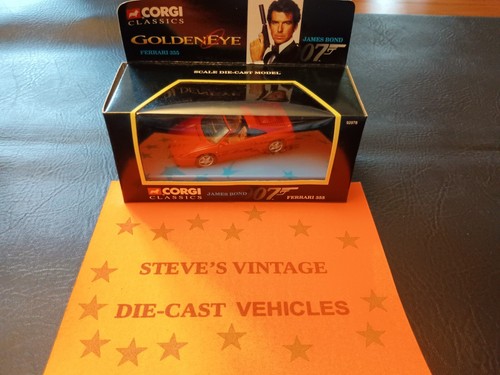Corgi Classics 92978 Goldeneye James Bond Ferrari 355 Car - vgc - Picture 2 of 2