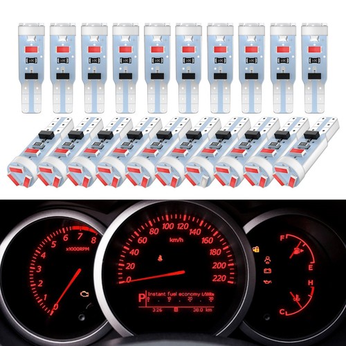 T4 Led Bulb 20-Pack White T5 LED Bulbs - Wedge Base 70/73/74 For Dashboard, Instrument Panel Lights T5 Led Bulb 4 Ft - Foto 9
