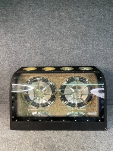 Dual Bandpass Enclosure XNBP12D With Two 12" Inch Woofer Wood Grain - Black - Picture 20 of 21