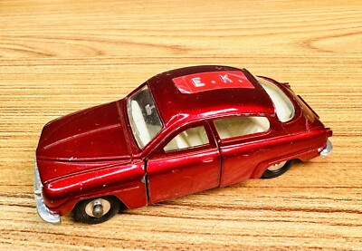 70s Dinky Toys Red Saab 96 England 1/43 Scale Meccano Made