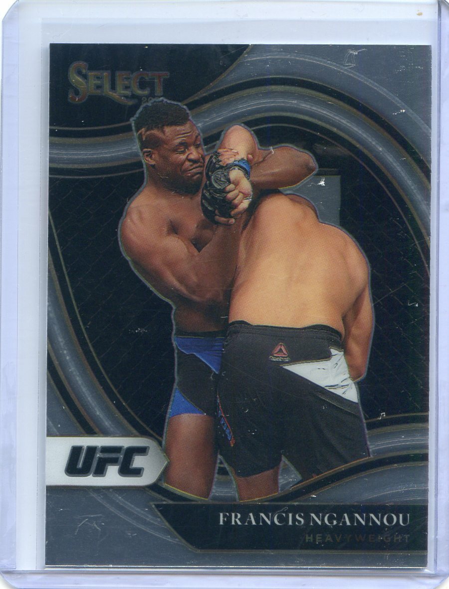 2021 Panini Select UFC FRANCIS NGANNOU OCTAGONSIDE SP No 299