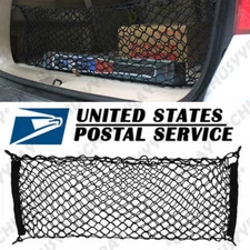 1x Car Accessories Rear Cargo Organizer Storage Elastic String Net Pocket Trunk