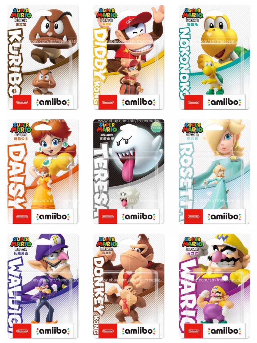 Amiibo Super Mario Party Series PVC Figure For Nintendo Switch