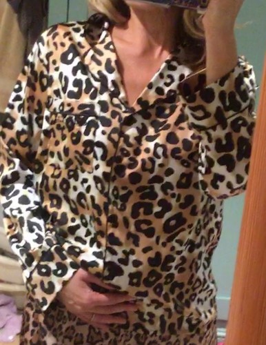 BNWT Nobody s Child Leopard Print PJ Top Satin Pyjama Top size 8-10 - 第 2/5 張圖片
