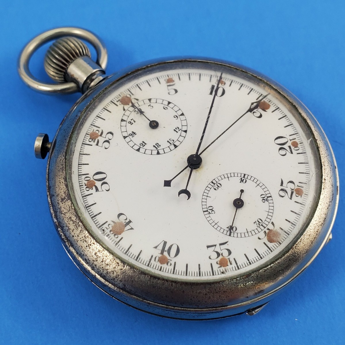 Vintage WWII Japanese Pocket Torpedo Chronometer /Timer Seikosha