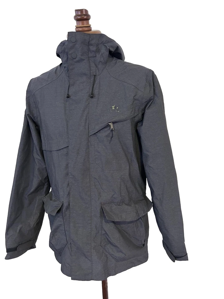 Quechua men's outdoor trekking rain jacket with hood M, like new - Image 3 of 4