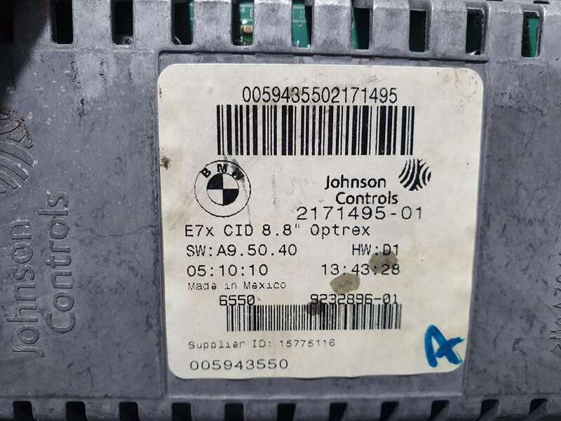 923289601 navigationsgerät für BMW X5 XDRIVE 40 D 2006 217149501