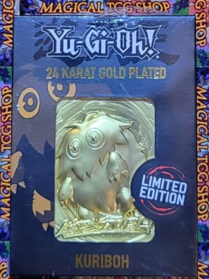 Yugioh Kuriboh Limited Edition 24K Gold Plated Metal Card New | eBay Yugioh Kuriboh Limited Edition 24K Gold Plated Metal Card New | eBay